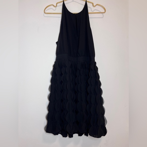 Diane Von Furstenberg Black Keyhole Halter Dress - Picture 7 of 16